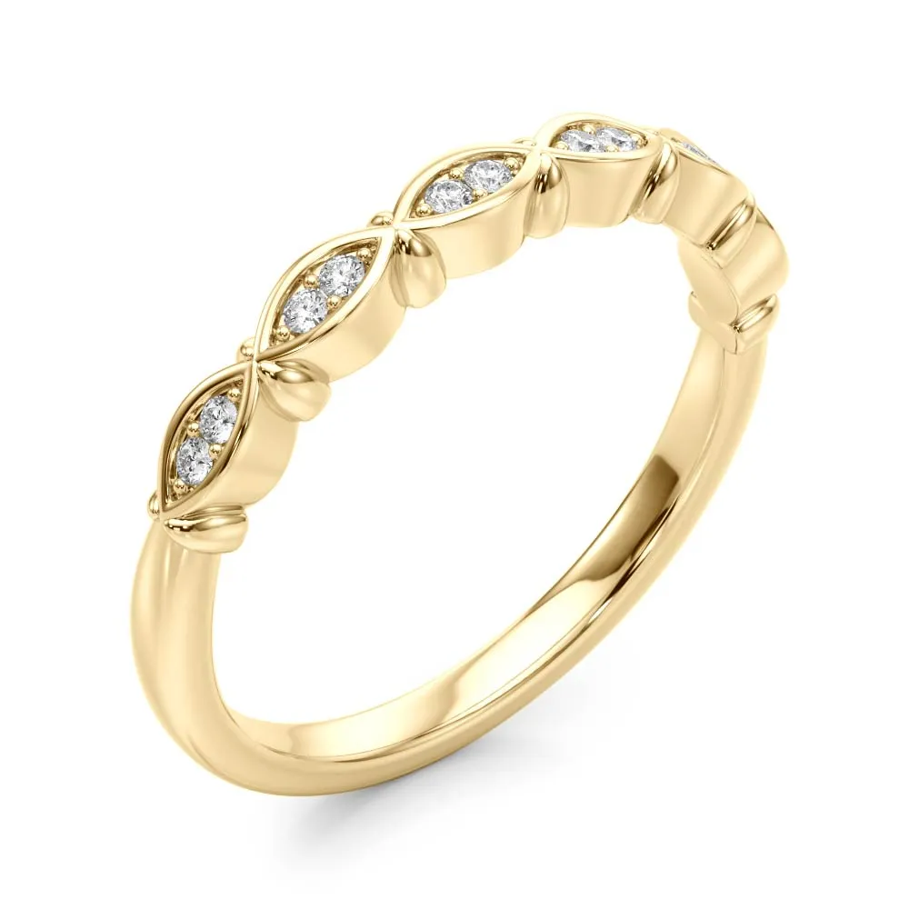 14K Stackable Ring / Ladies Wedding Band