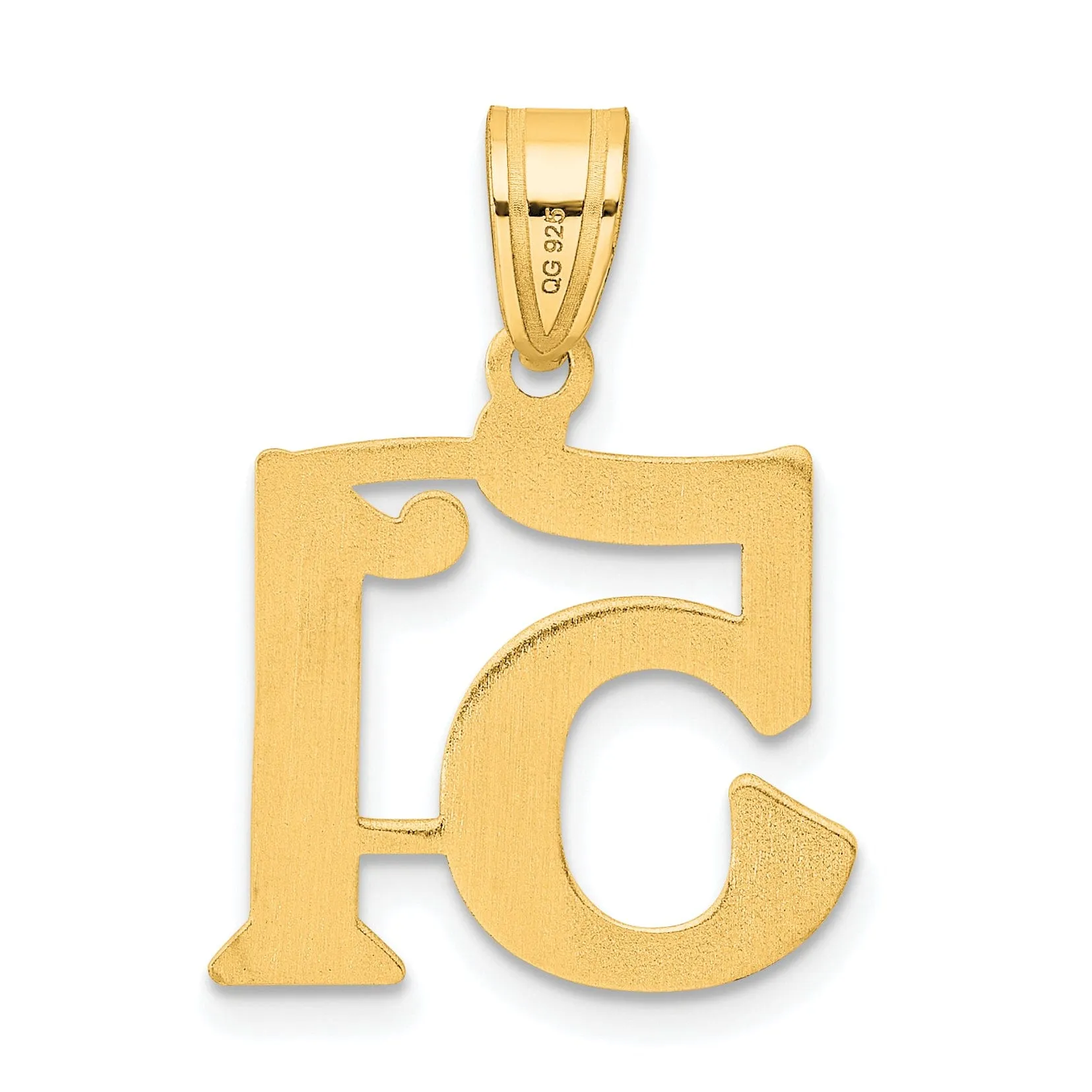 14k Yellow Gold Polished Finish Number 51 Charm Pendant