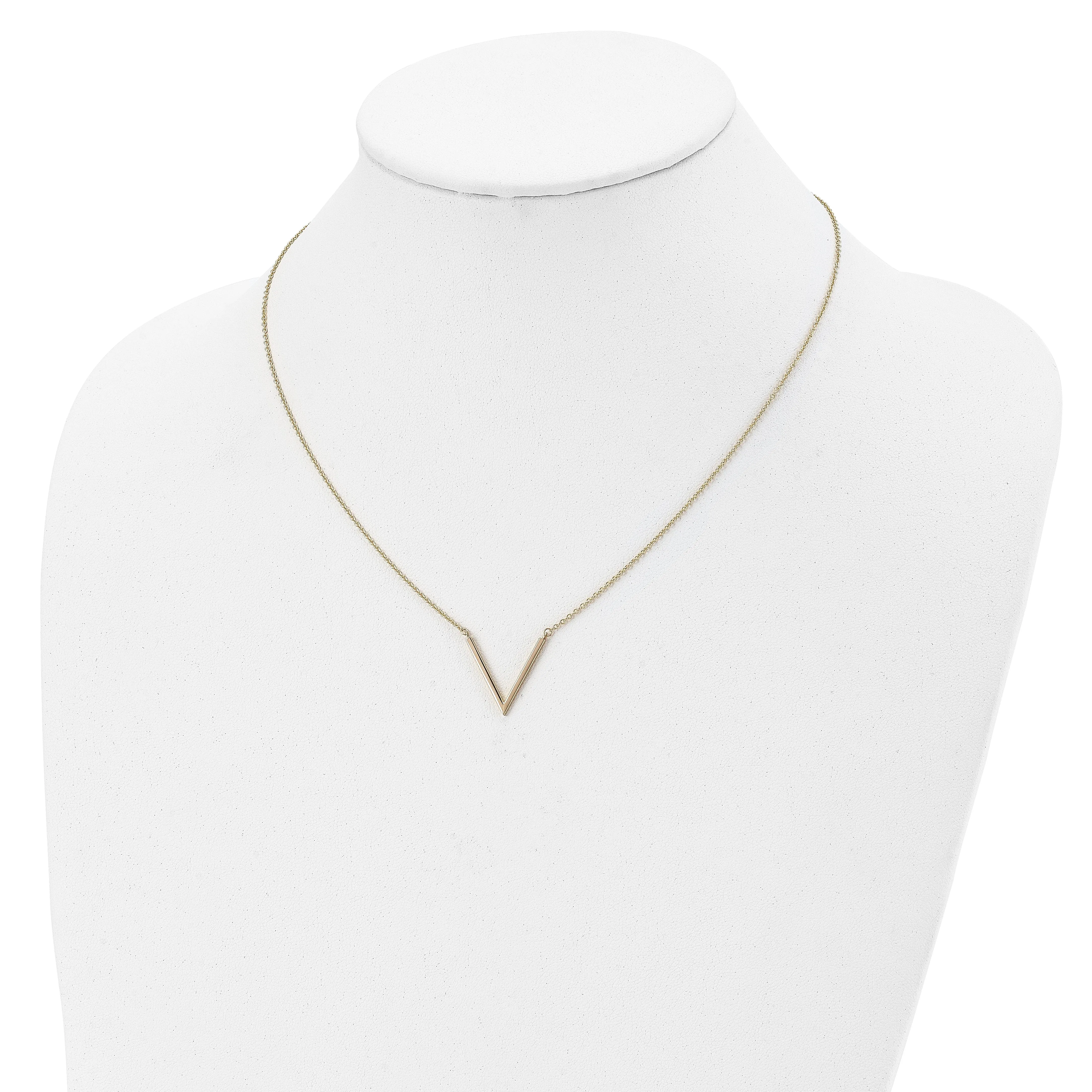 14k Yellow Gold Polished Necklace