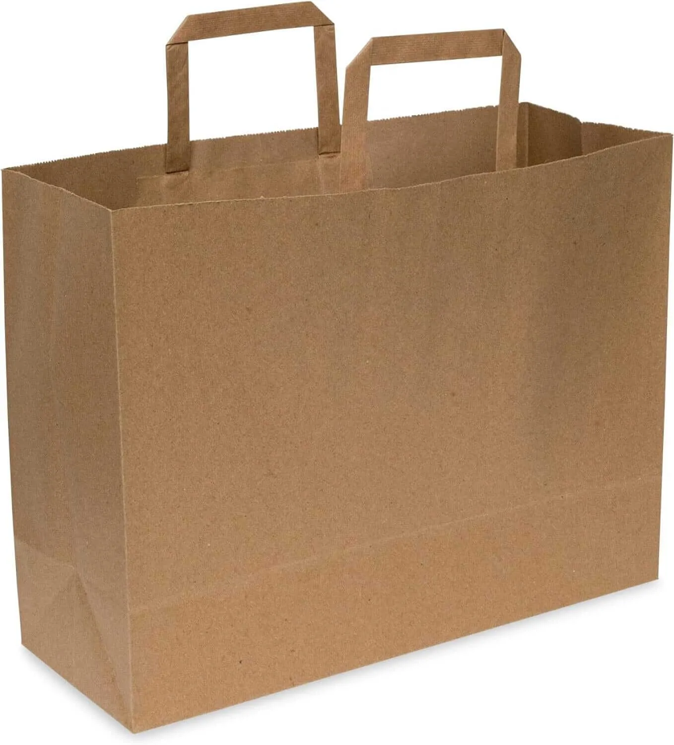 16x6x12 Large Flat Handle Paper Bags