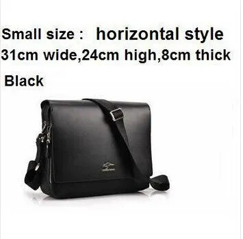 2017 new fashion design leather men Shoulder bags, men's casual business messenger bag,vintage crossbody ipad Laptop briefcase