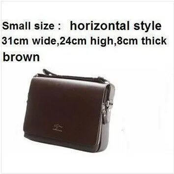 2017 new fashion design leather men Shoulder bags, men's casual business messenger bag,vintage crossbody ipad Laptop briefcase