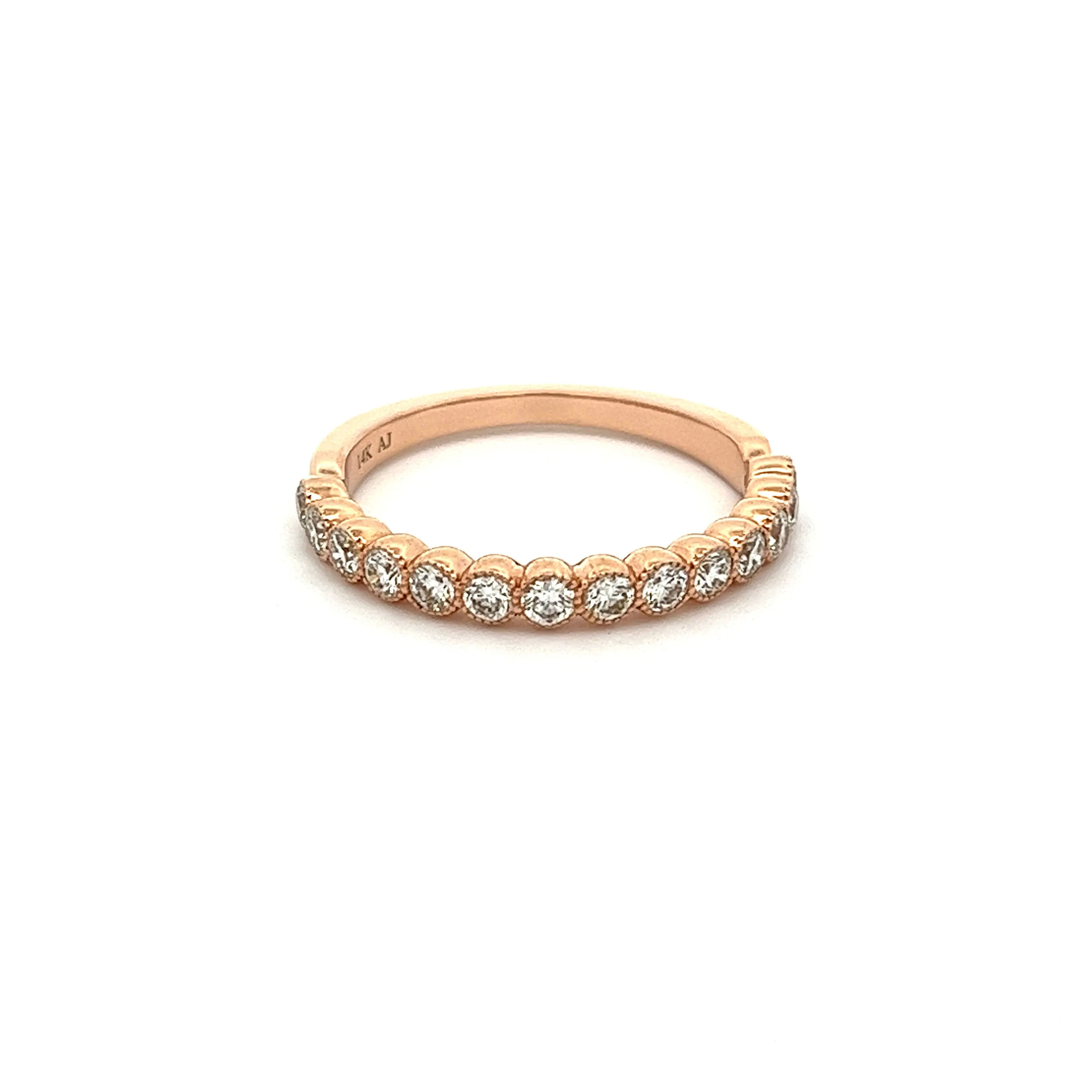 .50ct 14k Rose Gold Diamond Band