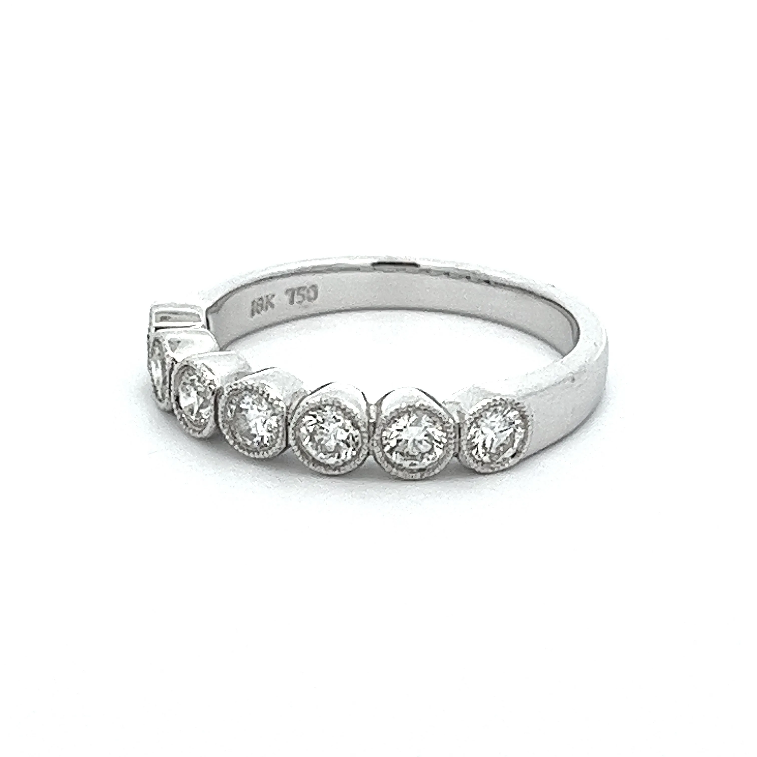 .61ct 18k White Gold Diamond Band