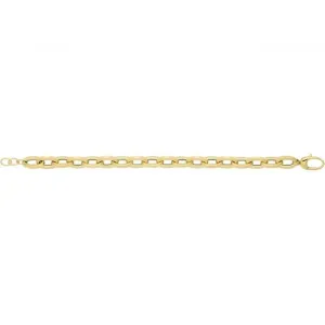 9CT Yellow Gold Hollow Bracelet BR692