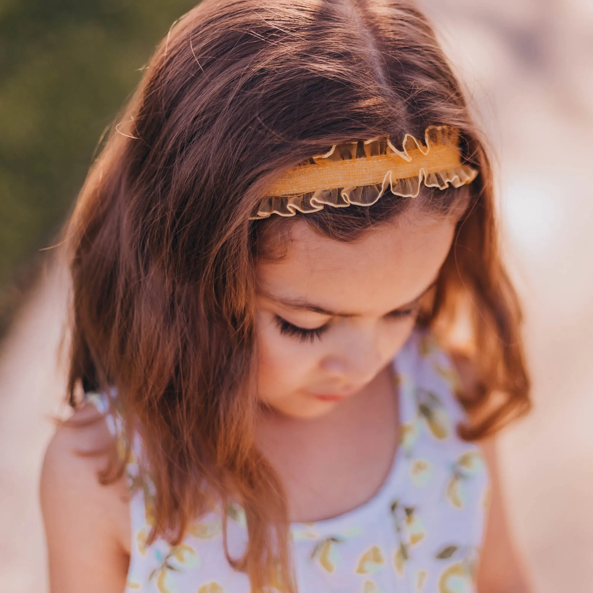 Adjustable No Slip Ruffled Lace Headband