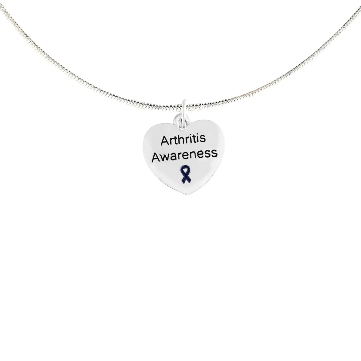 Arthritis Awareness Heart Necklaces