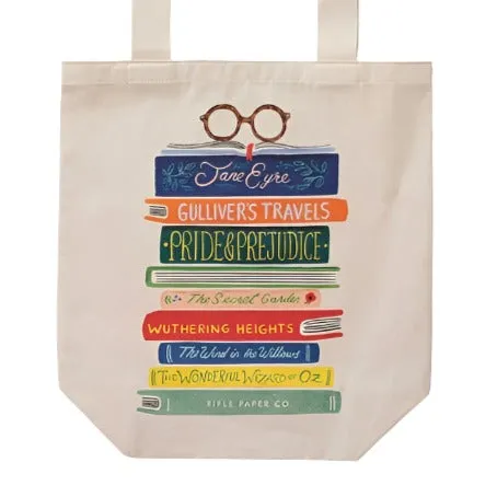 Book Club Canvas Tote by Rifle Paper Co