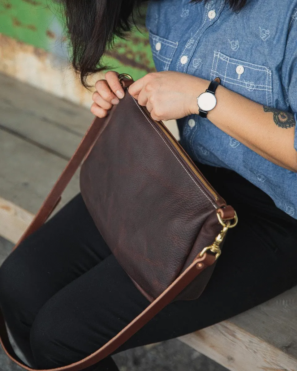 Brown Kodiak Crossbody Bag