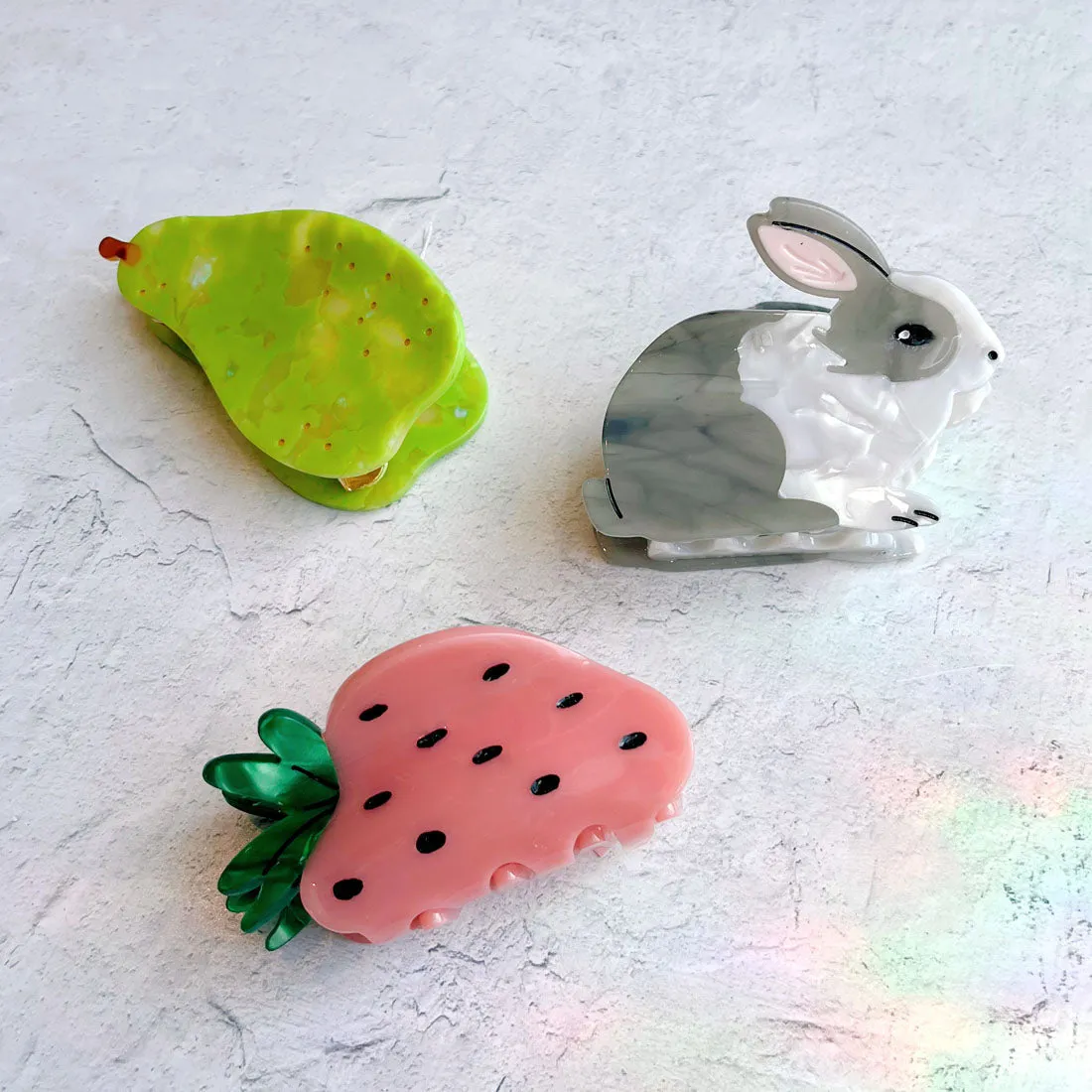 Bunny Hair Claw Clip