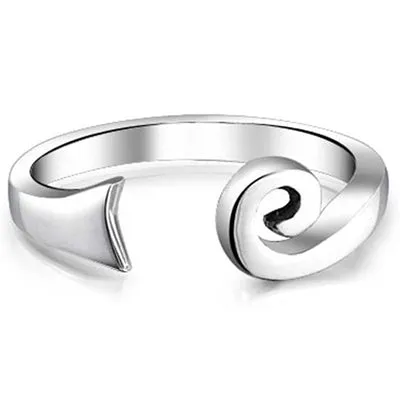 Celtic Scroll Spiral Midi Toe Ring .925 Silver Sterling Adjustable