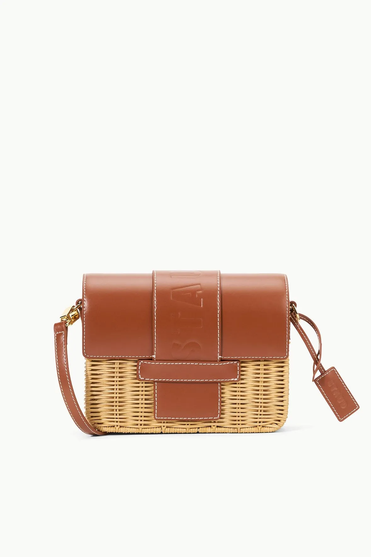 CHARLI WICKER CROSSBODY BAG | NATURAL