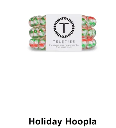 Christmas Teleties - Large Hair Ties