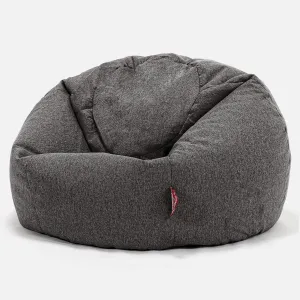 Classic Bean Bag Chair - Interalli Wool Grey