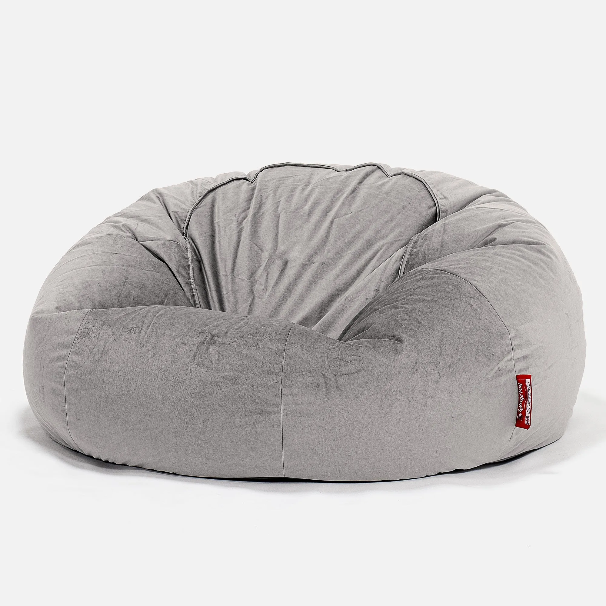 Classic Sofa Bean Bag - Velvet Silver