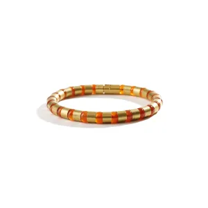 Cleopatra Gold Bracelet~6mm Carnelian