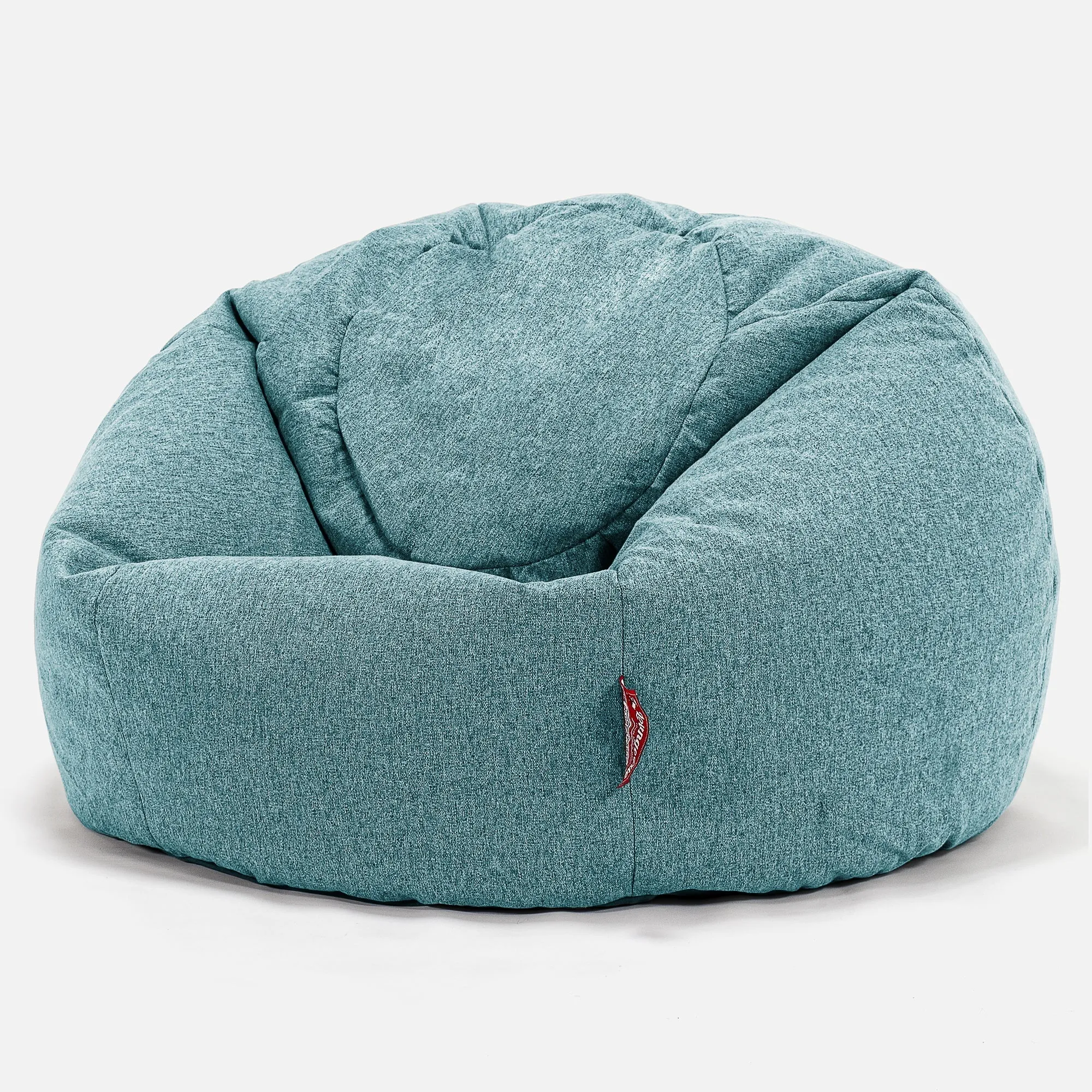 CloudSac Kids Memory Foam Giant Children's Bean Bag 2-12 yr - Interalli Wool Aqua