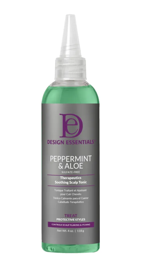 DESIGN ESSENTIALS PEPPERMINT & ALOE SOOTHING SCALP TONIC