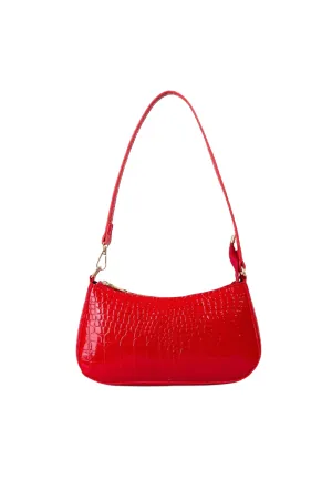 Faron Croc Bag (Red)