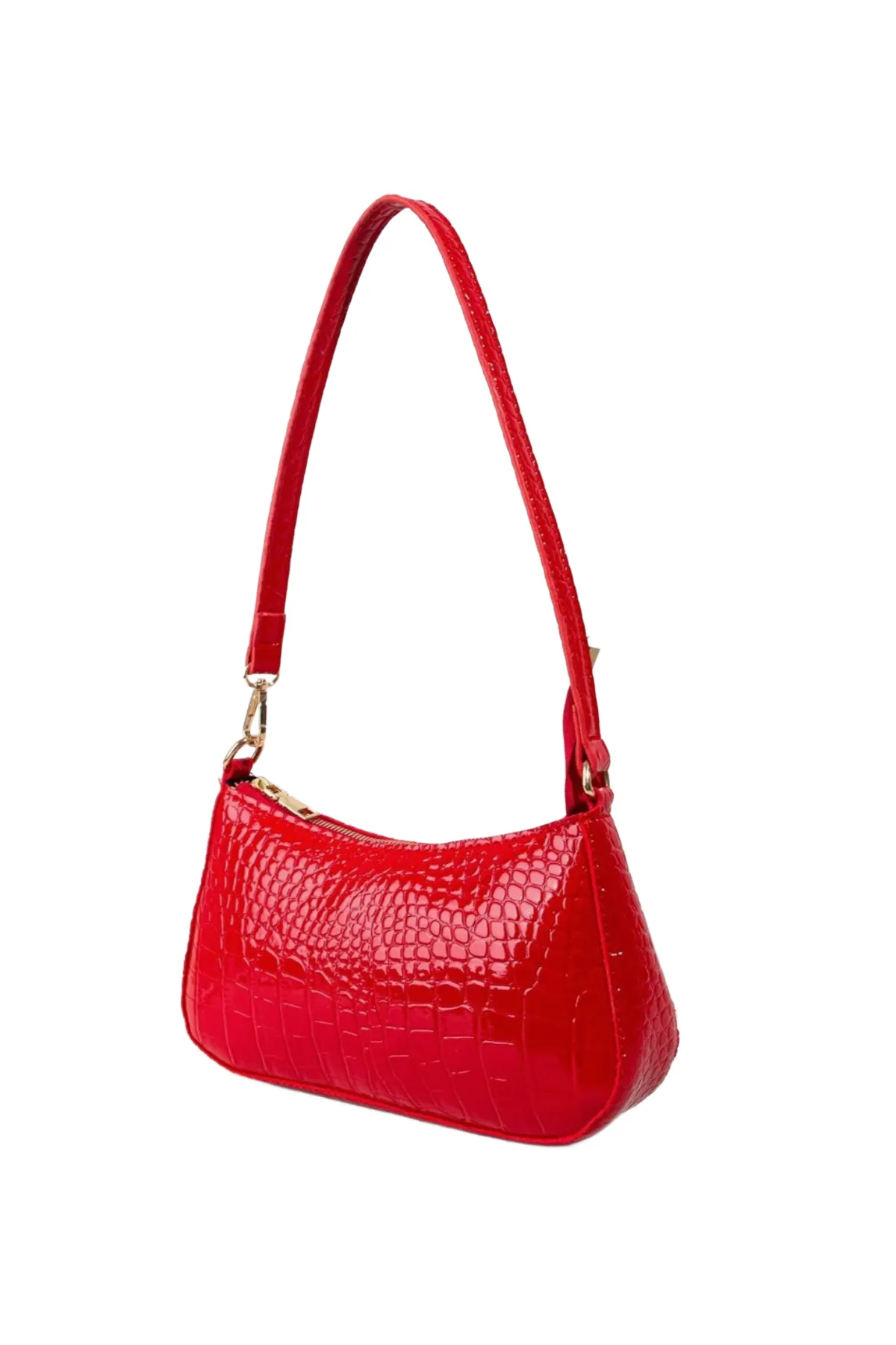 Faron Croc Bag (Red)