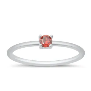 Garnet Round Stackable