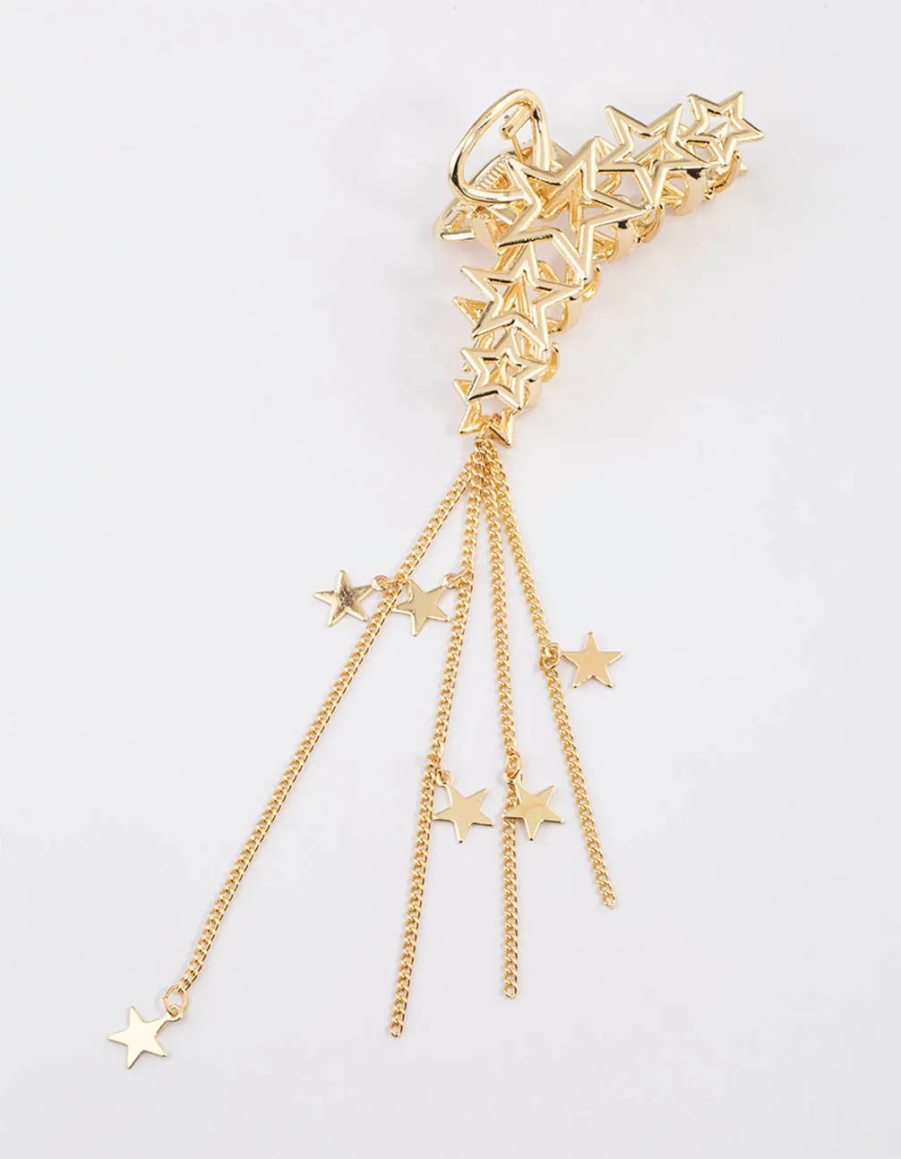 Gold Shooting Star Hair Claw Clip