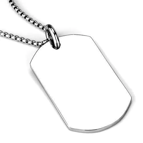 High polished (no plating) Stainless Steel Necklace with No Stone for Women Style TK1995