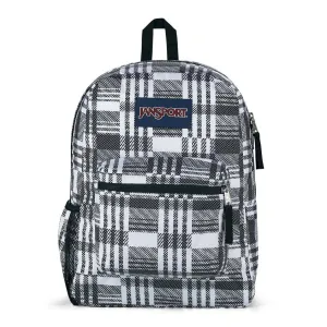 Jansport Cross Town Glitch Plaid Casual Sports Backpack [WS]