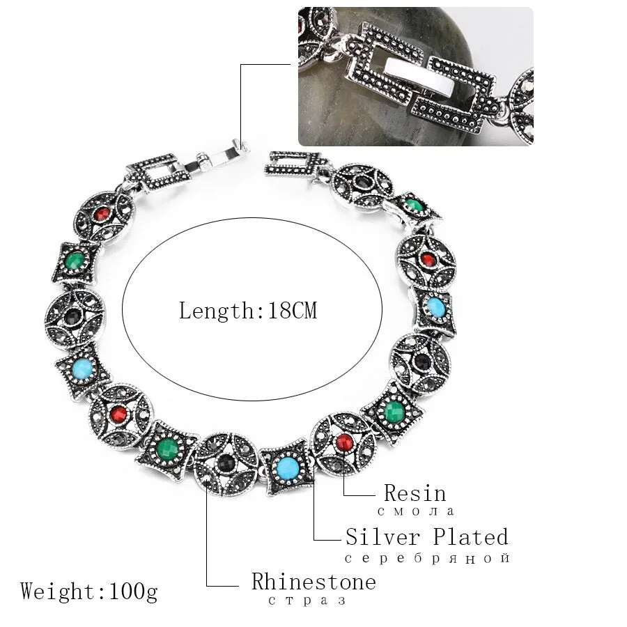 KINEL Vintage Bohemian Style Bracelet for Women