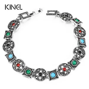 KINEL Vintage Bohemian Style Bracelet for Women