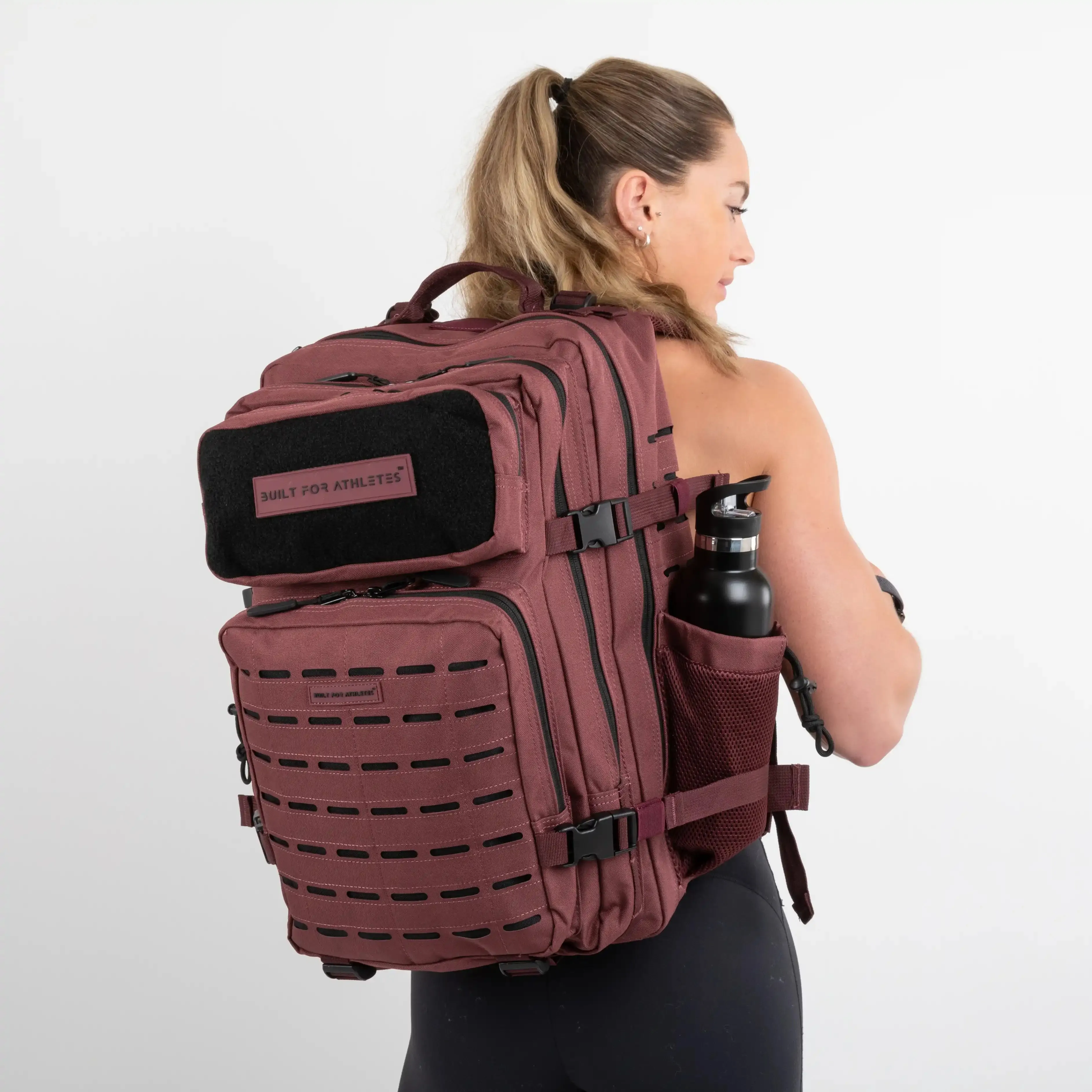 Large Burgundy Gym Backpack