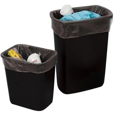 LDPE Trash Bags & Can Liners 16 x 9 x 30 x 4 mil - Black