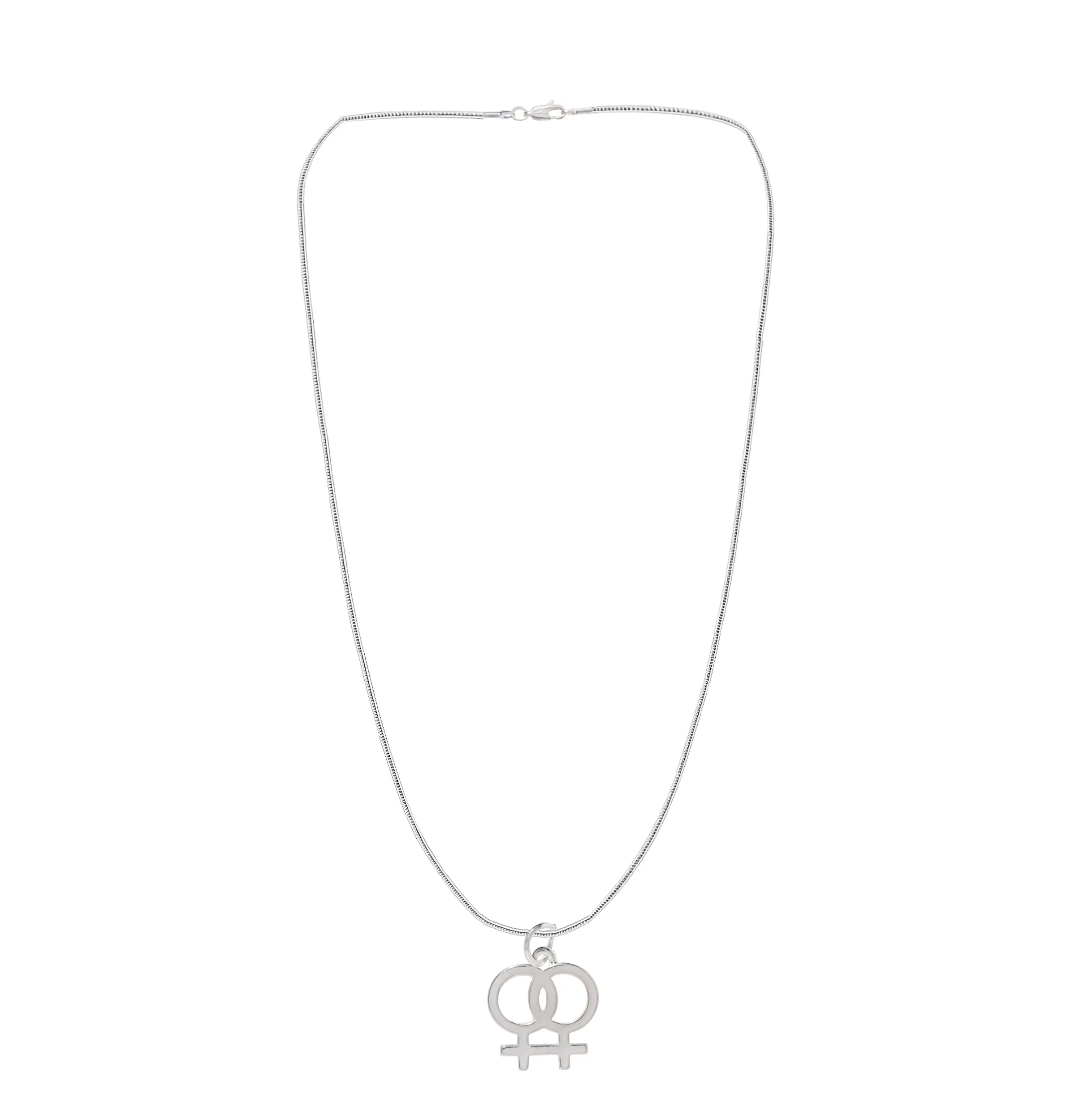 Lesbian Same Sex Female Symbol Necklaces