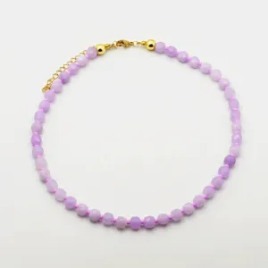 Lila Faceted Gemstone Necklace (Ships in 2-3 Weeks)