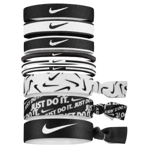 Nike Mixed Hairbands 9 Pack Black/White