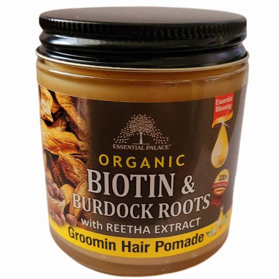 Organic Biotin & Burdock Root Hair Pomade, 4 oz.