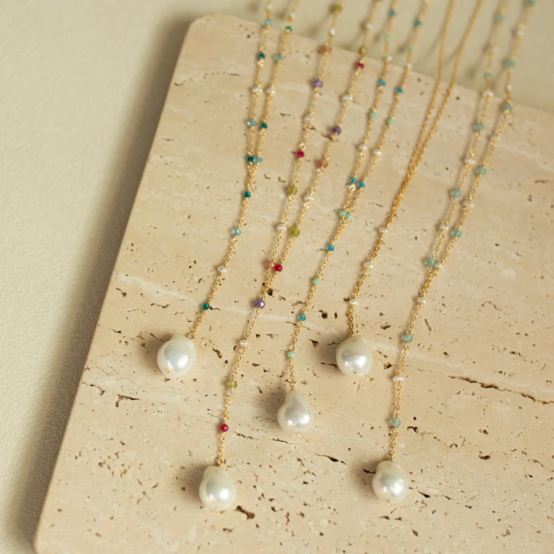 Pearl Gossamer Necklaces