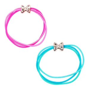 Pink Poppy Playful Cute Bow Hair Elastic Assorted Styles