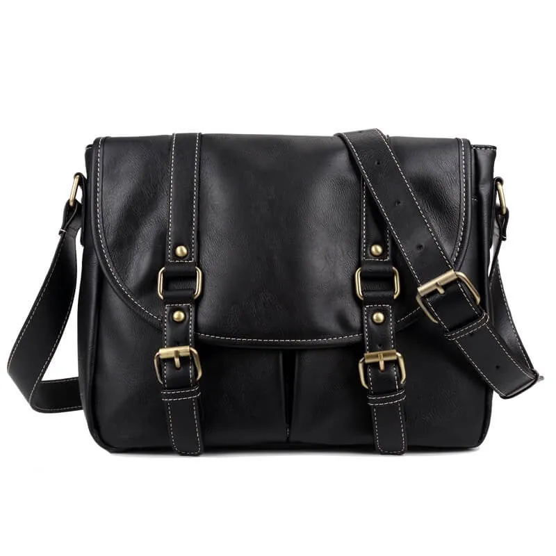 quality graceful vintage trend bussiness style  leather shoulder bag