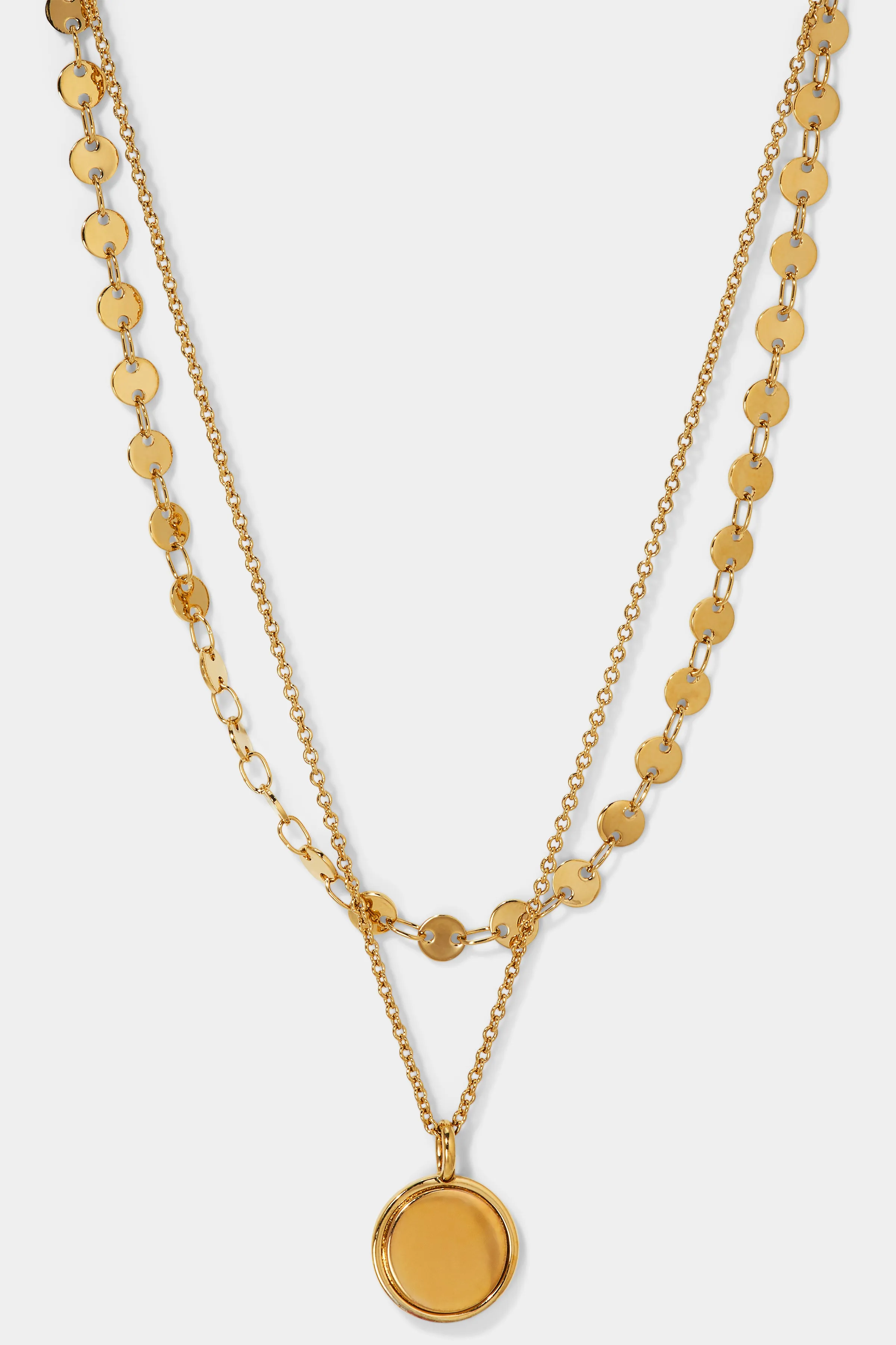 ROSALIA  LAYERED COIN NECKLACE