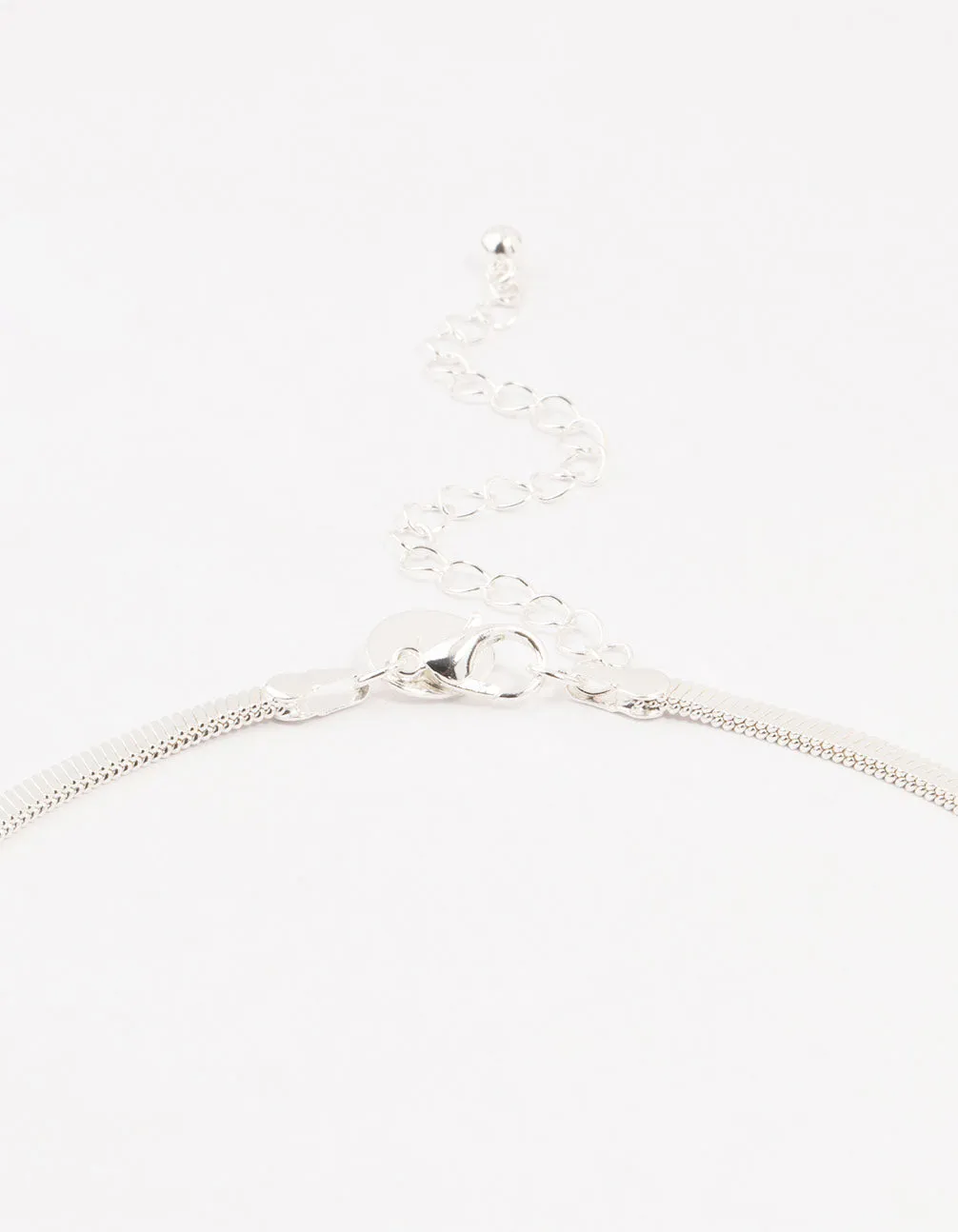 Silver Plated Clean Snake Chain Necklace