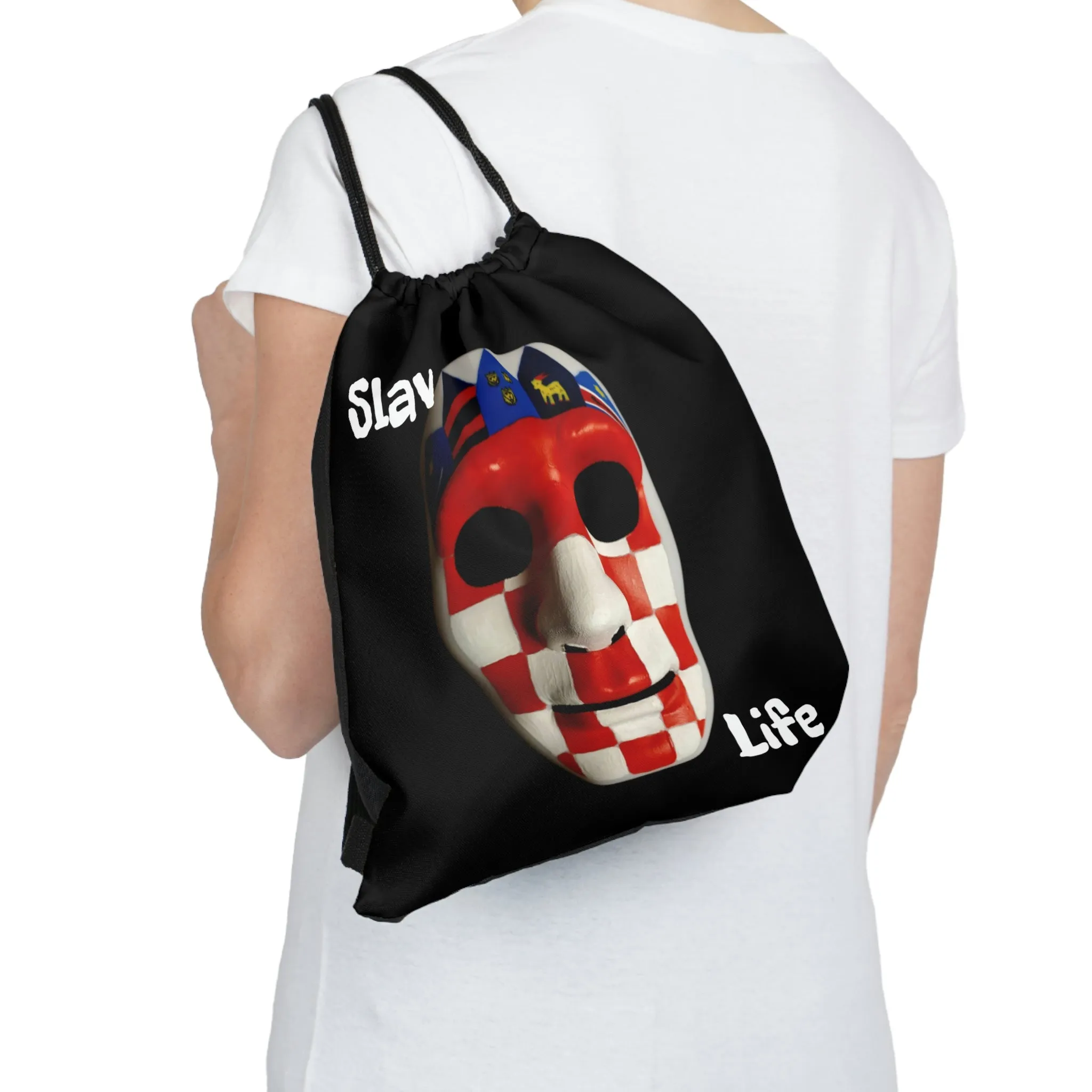 Slav Life Outdoor Drawstring Bag