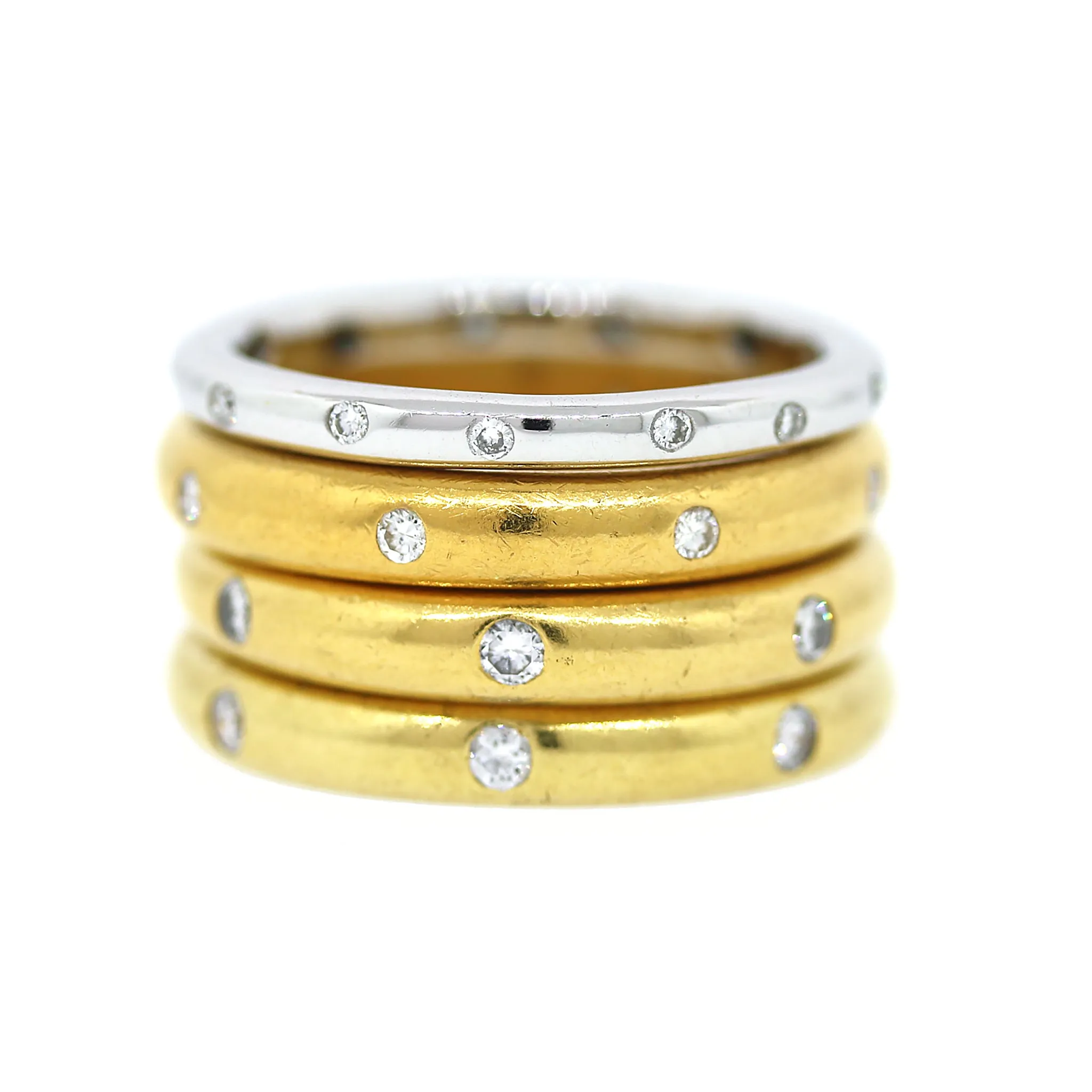 Stackable Etoile-Style Diamond Band Ring