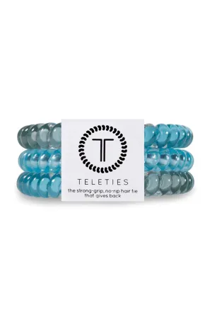 TELETIES Large Hair Ties - Ocean Breeze