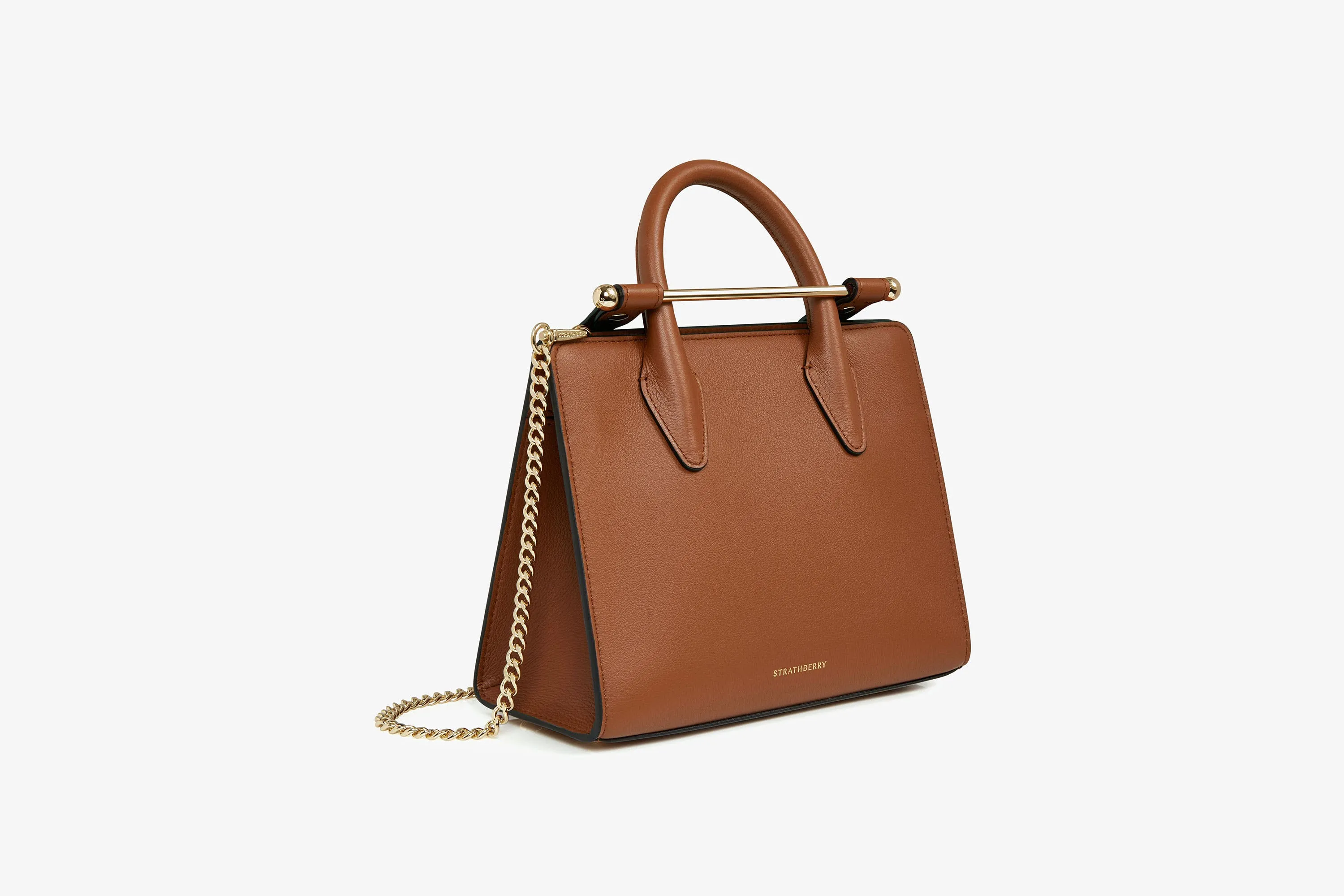 The Strathberry Mini Tote - Chestnut