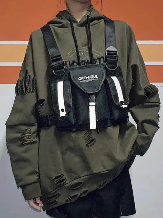 UNISEX Multifunction Camo Techwear Cargo Vest Chest Bag