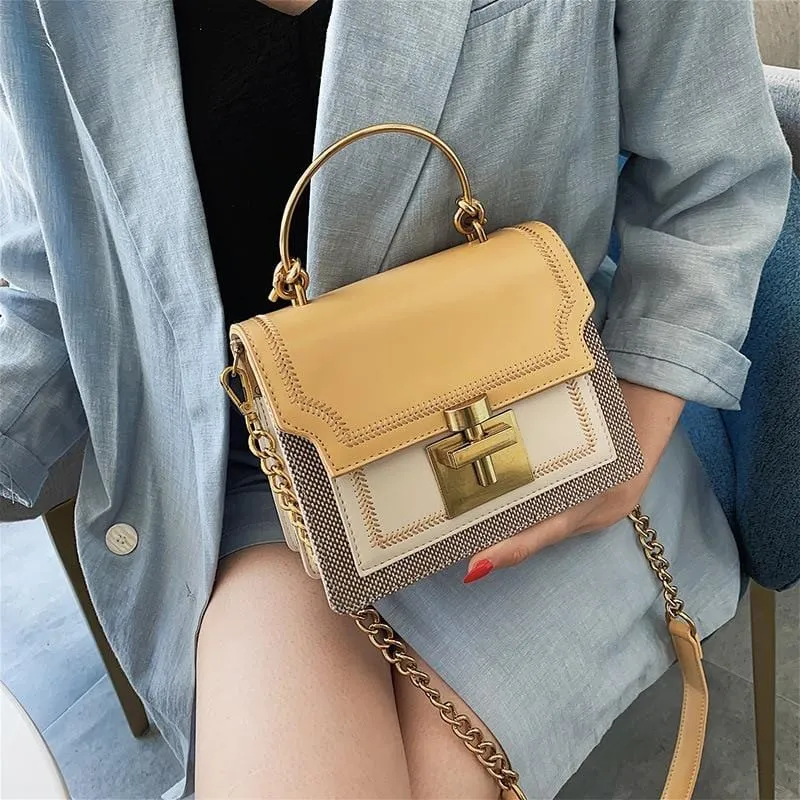 Yellow Crossbody Shoulder Bag